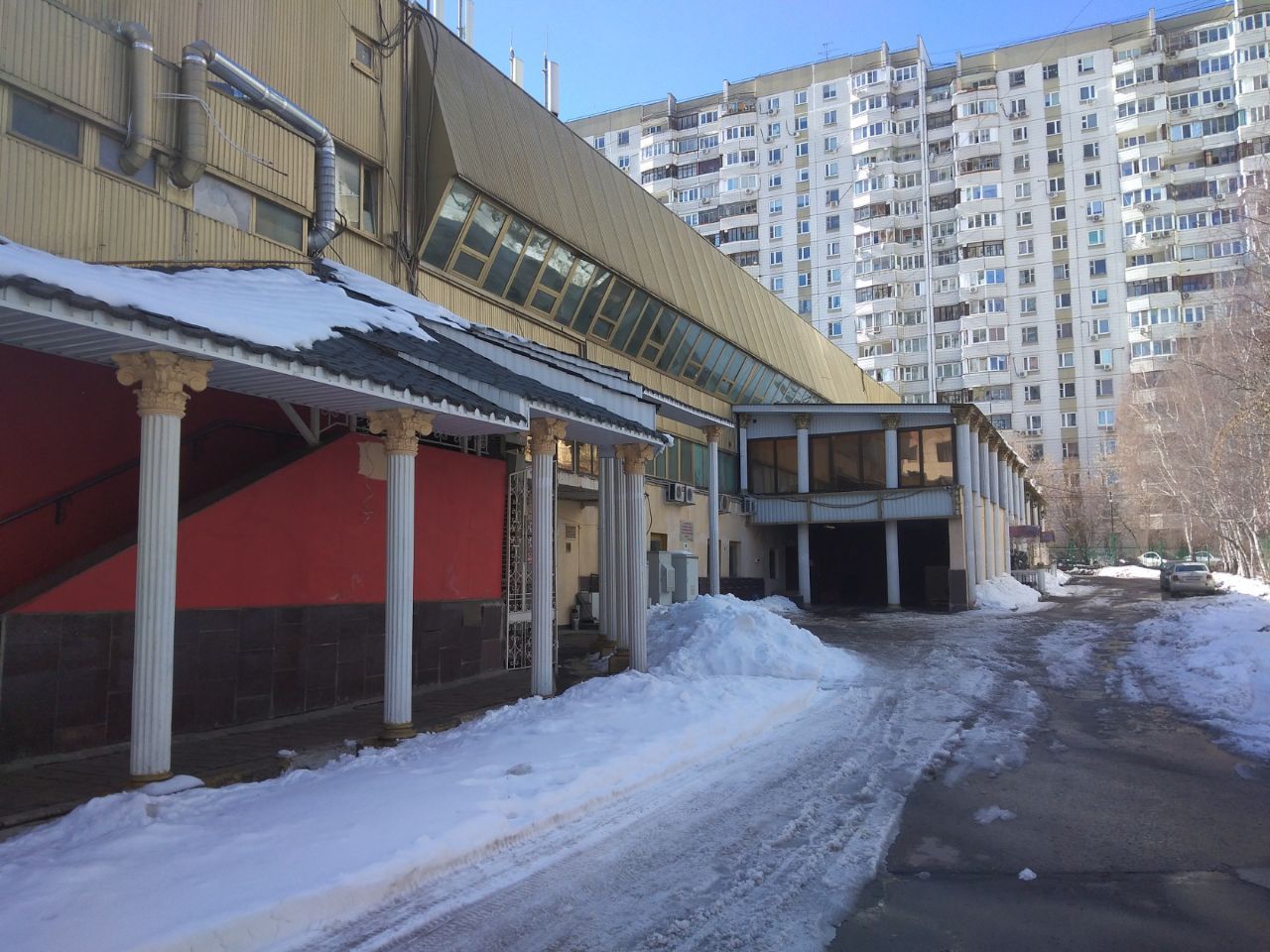 фасад дома, здание по адресу г Москва, ул Намёткина, д 3