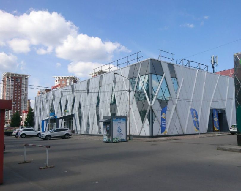фасад дома, здание по адресу Московская обл, г Мытищи, ул Мира, стр 26А