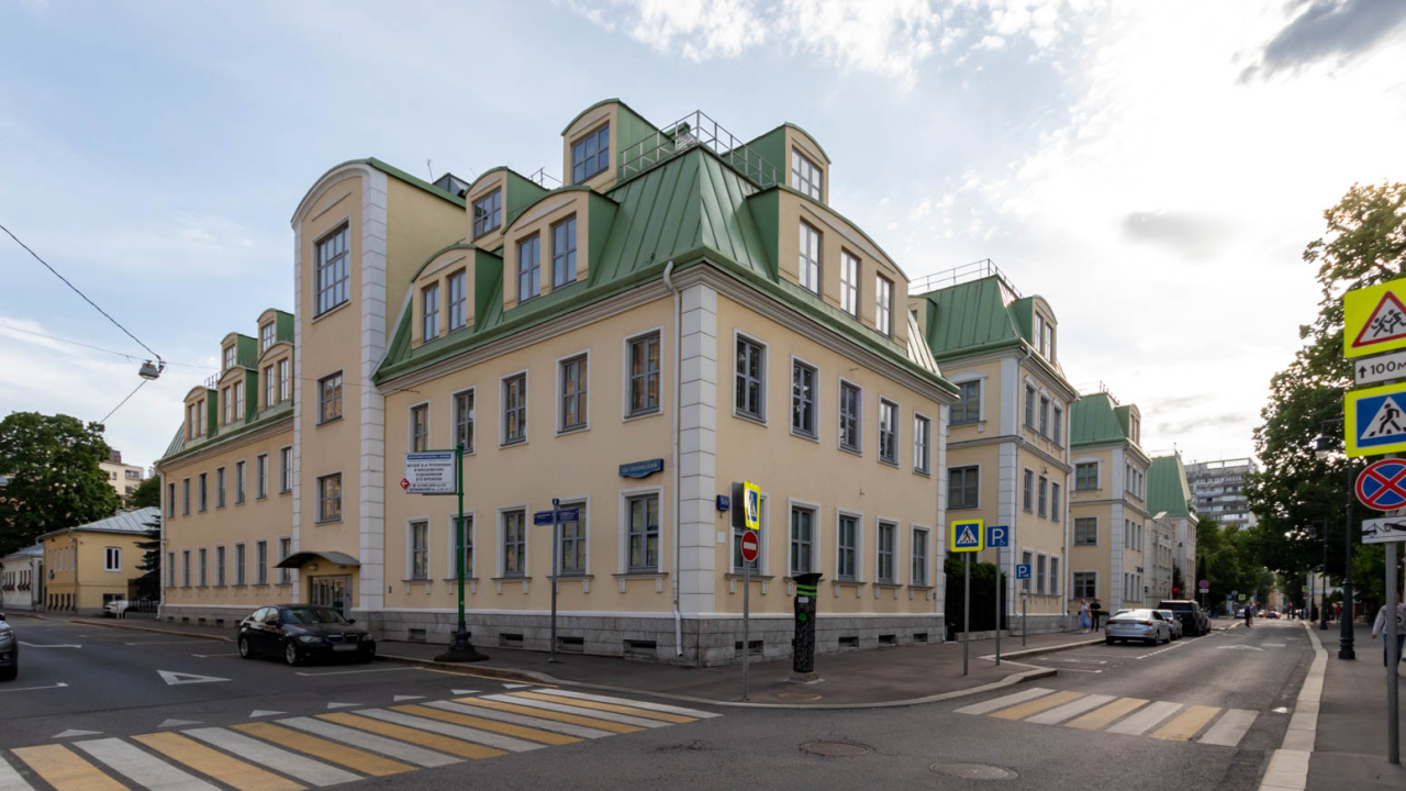 фасад дома, здание по адресу г Москва, 1-й Казачий пер, д 7