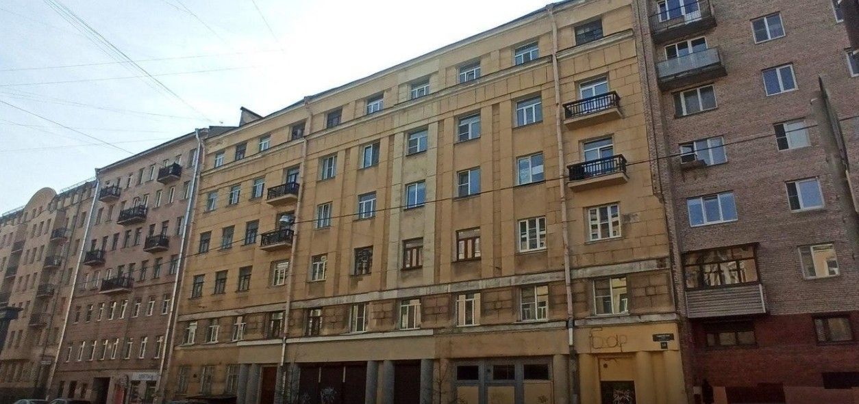 фасад дома, здание по адресу г Санкт-Петербург, ул Тамбовская, д 3-5