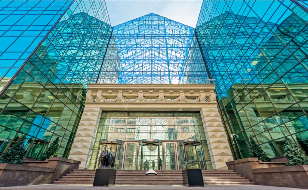 фасад дома, здание по адресу г Москва, ул Верейская, д 29 стр 134