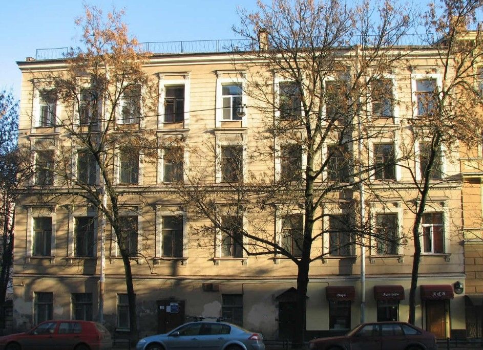 фасад дома, здание по адресу г Санкт-Петербург, линия 4-я В.О., д 53