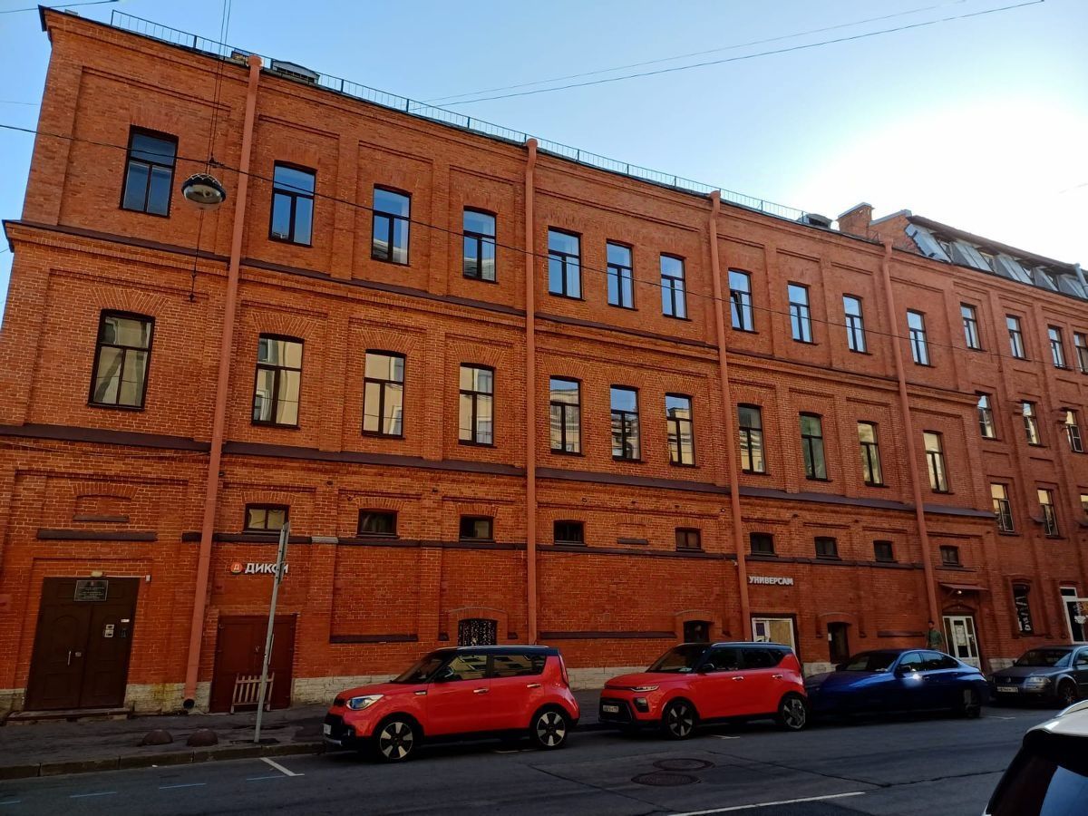 фасад дома, здание по адресу г Санкт-Петербург, линия 6-я В.О., д 55