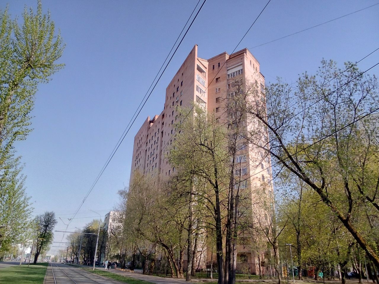 фасад дома, здание по адресу г Москва, Зелёный пр-кт, д 48 к 3