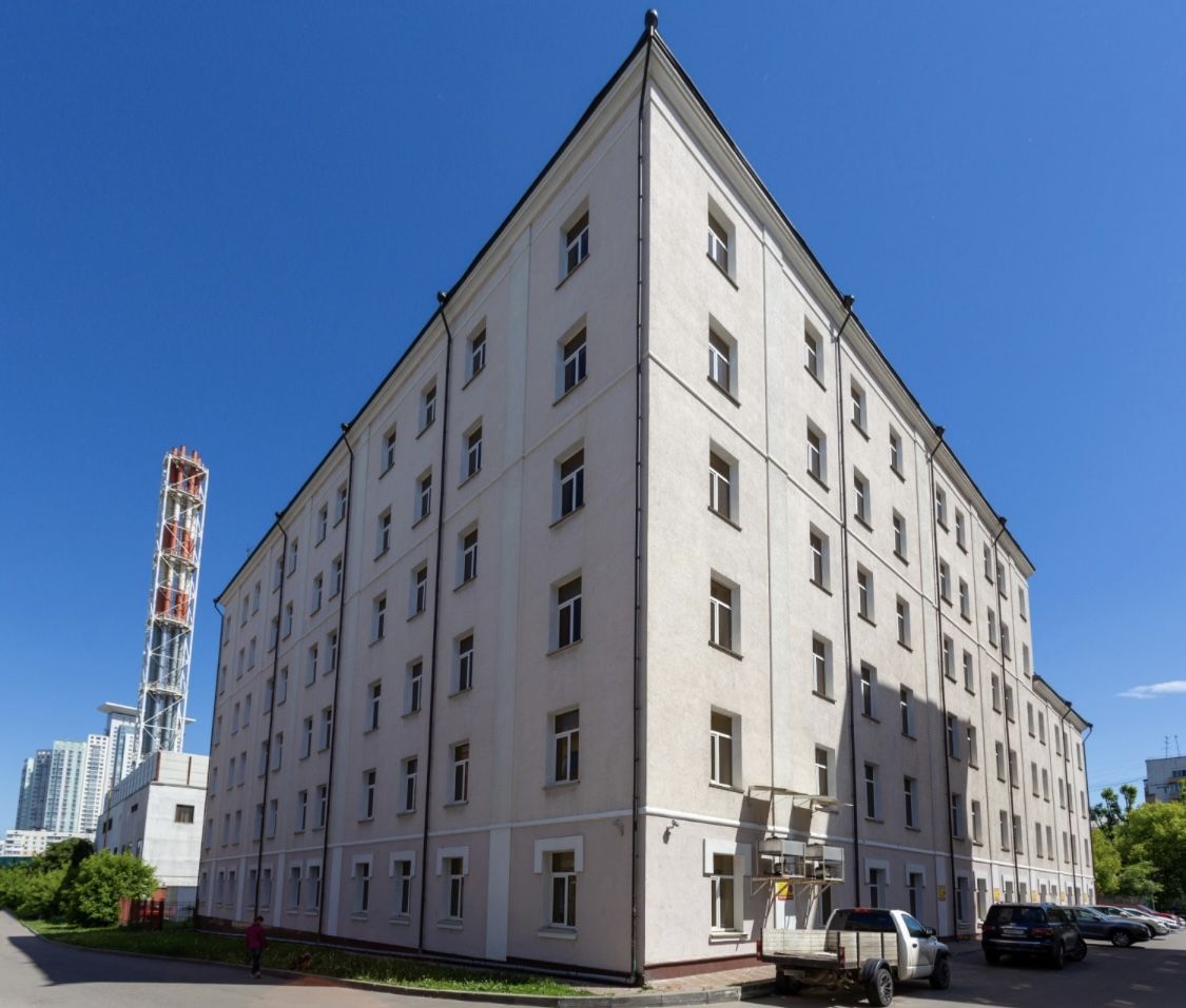 фасад дома, здание по адресу г Москва, 1-й Красносельский пер, д 11