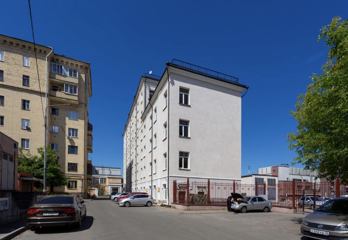 фасад дома, здание по адресу г Москва, 1-й Красносельский пер, д 11