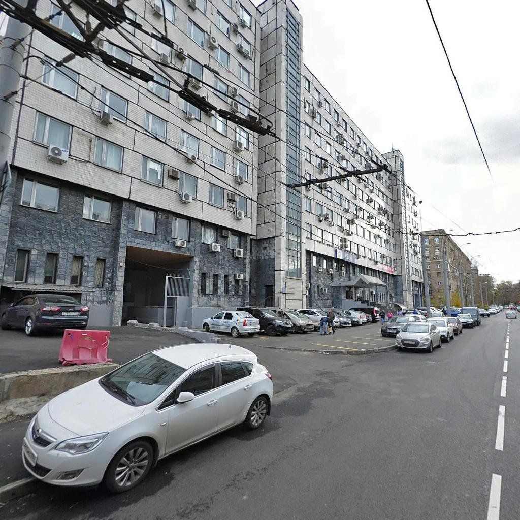 фасад дома, здание по адресу г Москва, проезд Ольминского, д 3А стр 3