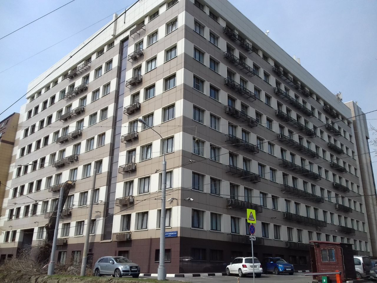 фасад дома, здание по адресу г Москва, ул Нижегородская, д 32 стр 15 