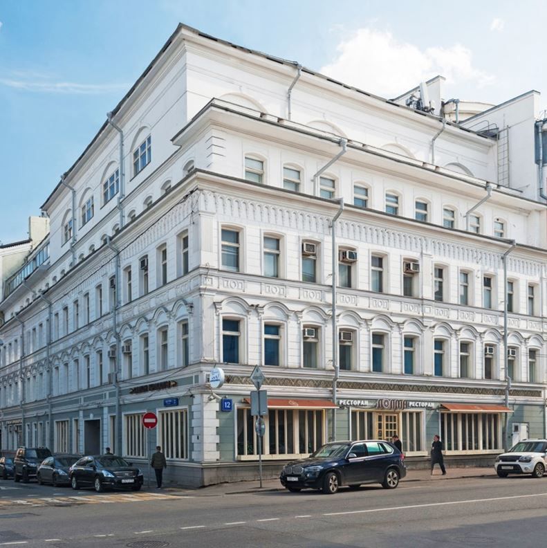 фасад дома, здание по адресу г Москва, ул Сретенка, д 12 