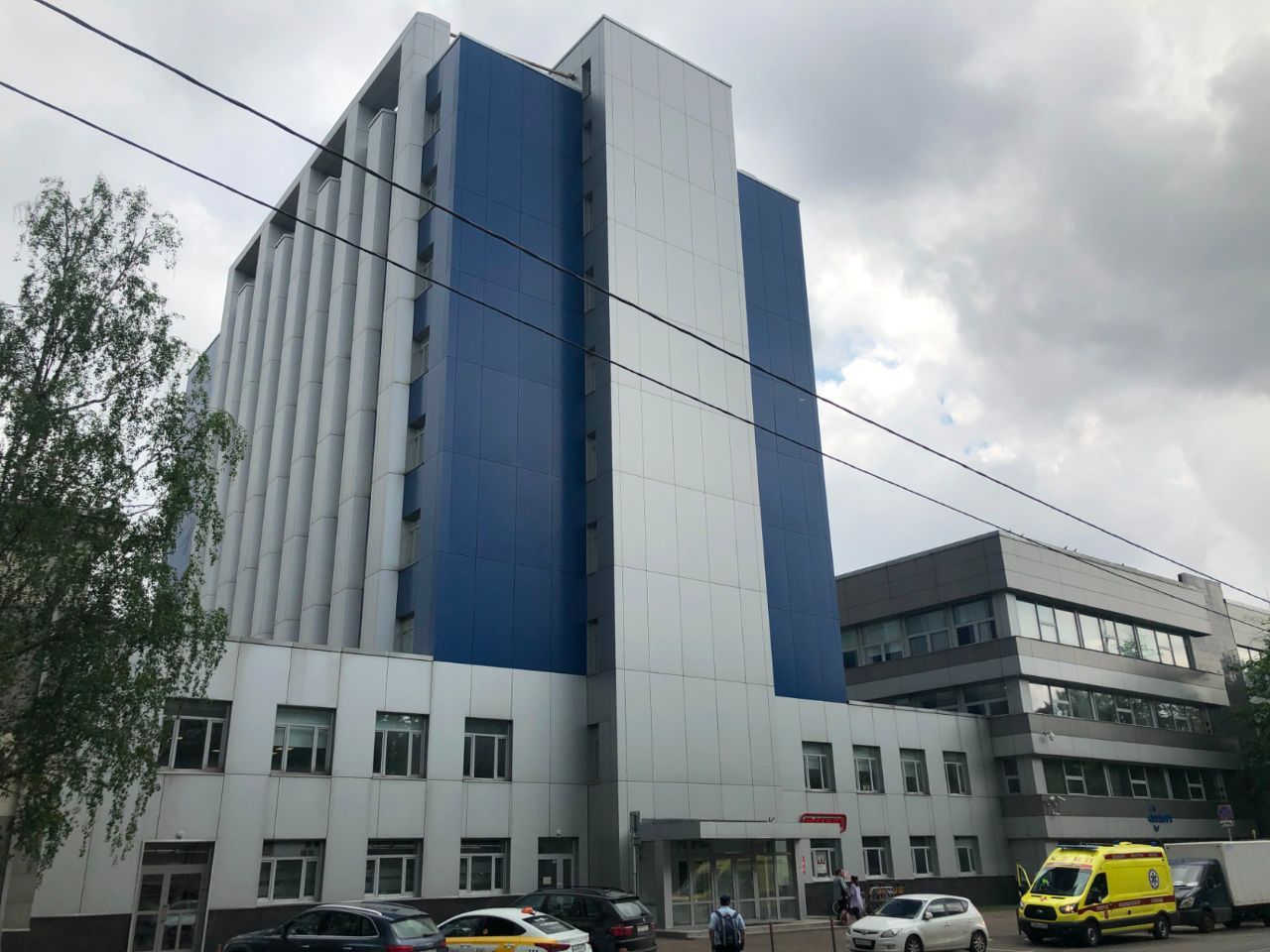 фасад дома, здание по адресу г Москва, 1-й Волоколамский проезд, д 10 стр 3
