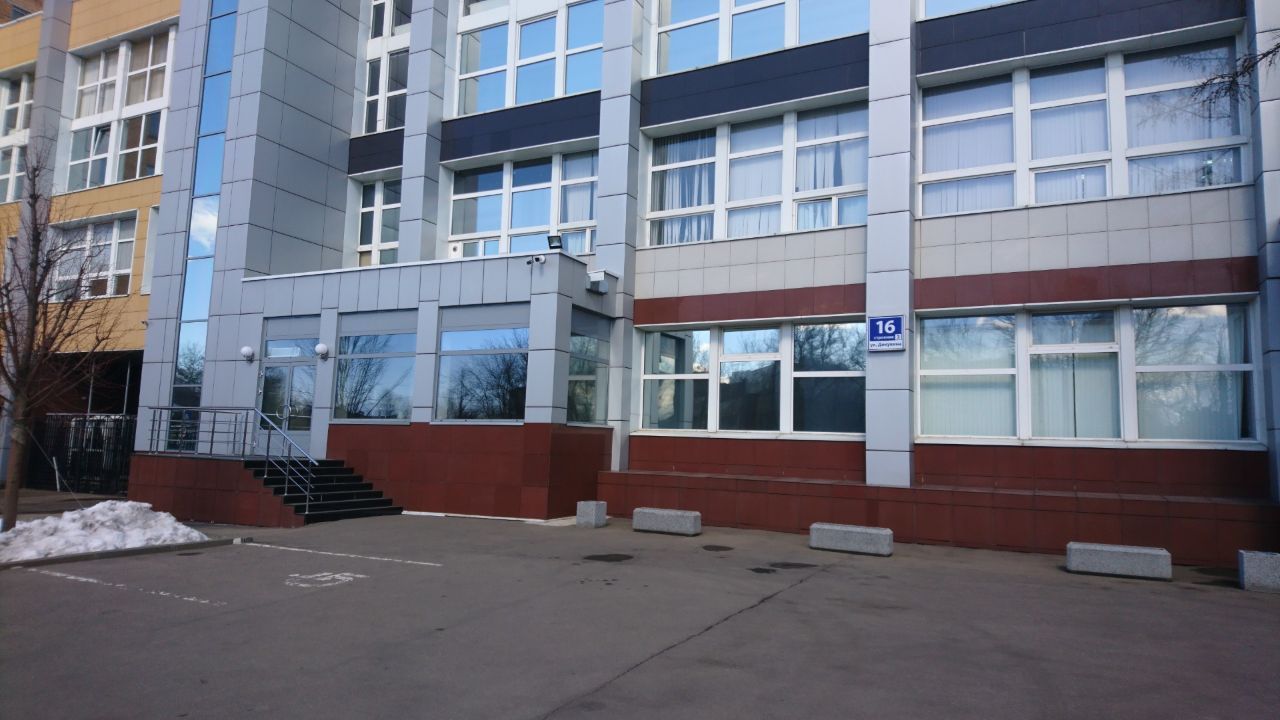 фасад дома, здание по адресу г Москва, ул Докукина, д 16 стр 3 