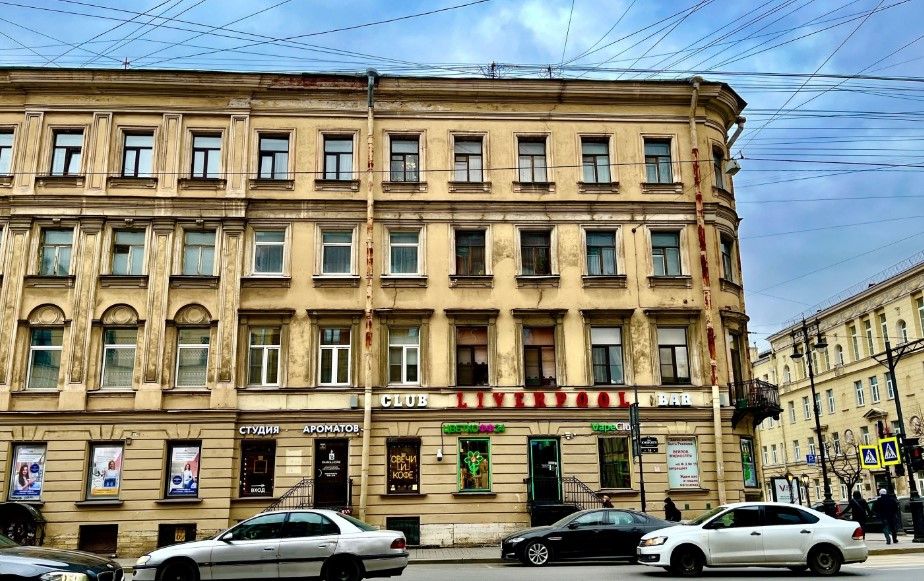 фасад дома, здание по адресу г Санкт-Петербург, ул Маяковского, д 16