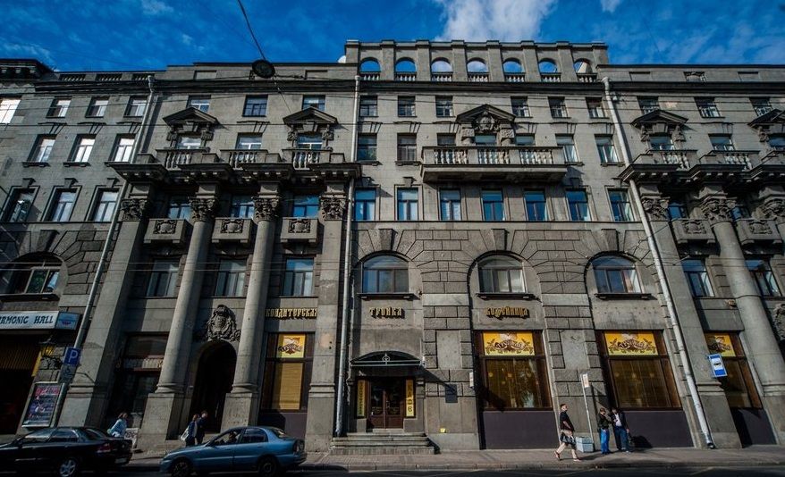 фасад дома, здание по адресу г Санкт-Петербург, Загородный пр-кт, д 27/21