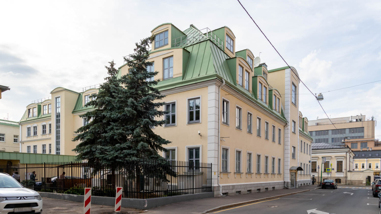 фасад дома, здание по адресу г Москва, 1-й Казачий пер, д 7