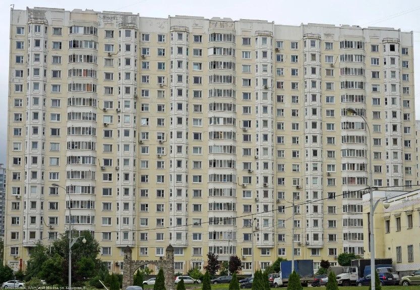 фасад дома, Бизнес-центр Кадырова, 8 по адресу г Москва, ул Кадырова, д 8
