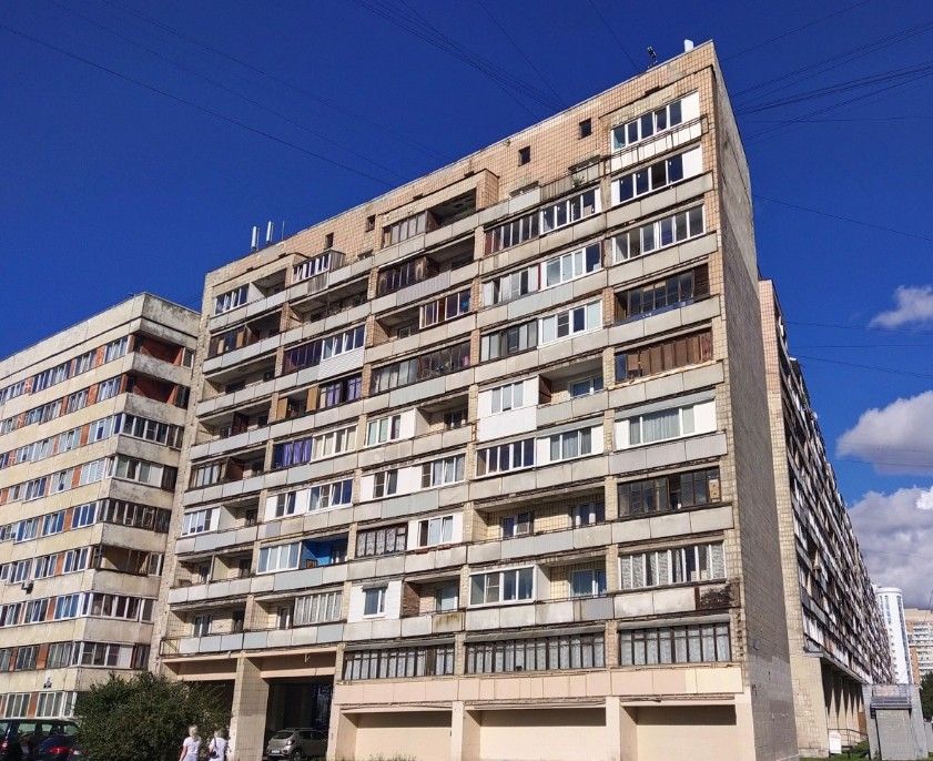 фасад дома, здание по адресу г Санкт-Петербург, ул Нахимова, д 1