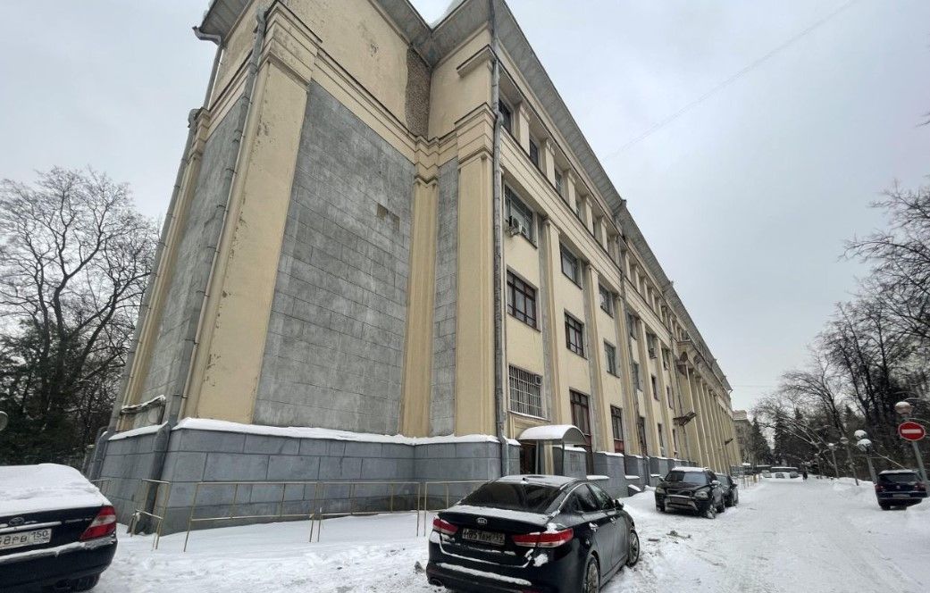 фасад дома, здание по адресу г Москва, ул Авиамоторная, д 55 к 1