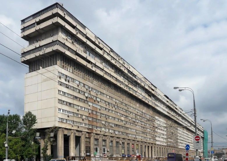 фасад дома, Бизнес-центр Дом Атомщиков, Большая Тульская, 2 по адресу г Москва, ул Большая Тульская, д 2