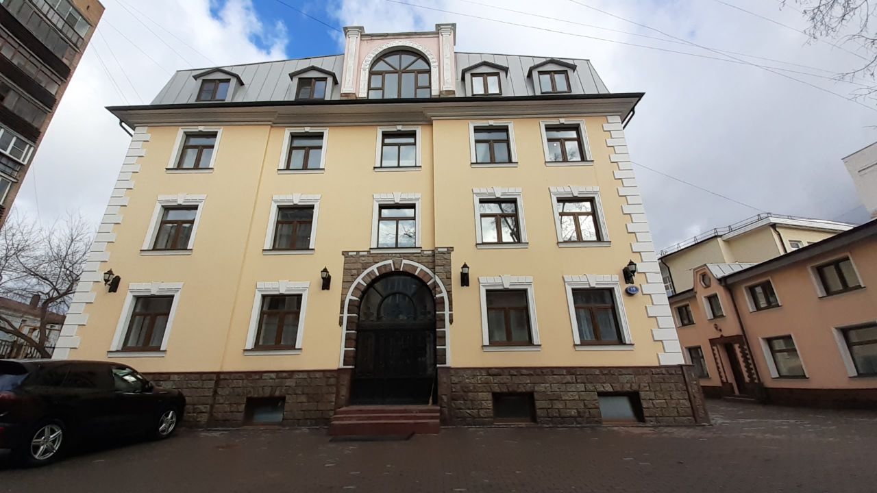 фасад дома, Бизнес-центр 1-й Колобовский, 19с1 по адресу г Москва, 1-й Колобовский пер, д 19 стр 1