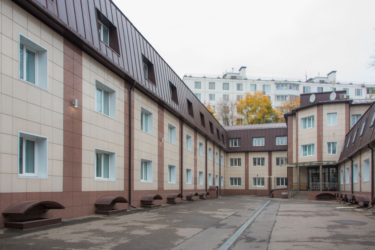 фасад дома, здание по адресу г Москва, ул Лесная, д 59 стр 2 