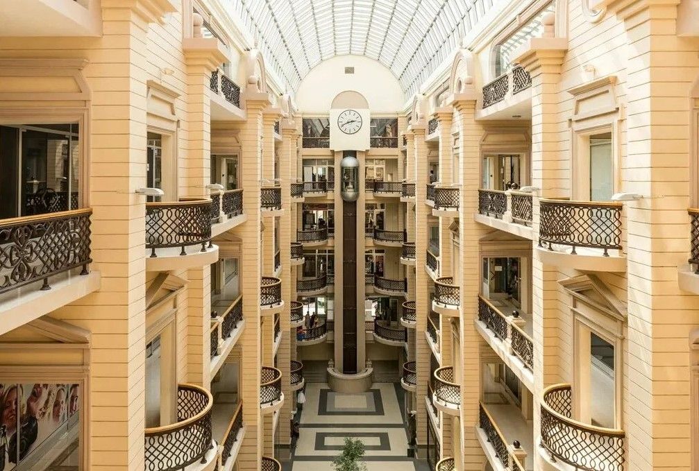 фасад дома, здание по адресу г Москва, Ветошный пер, д 9