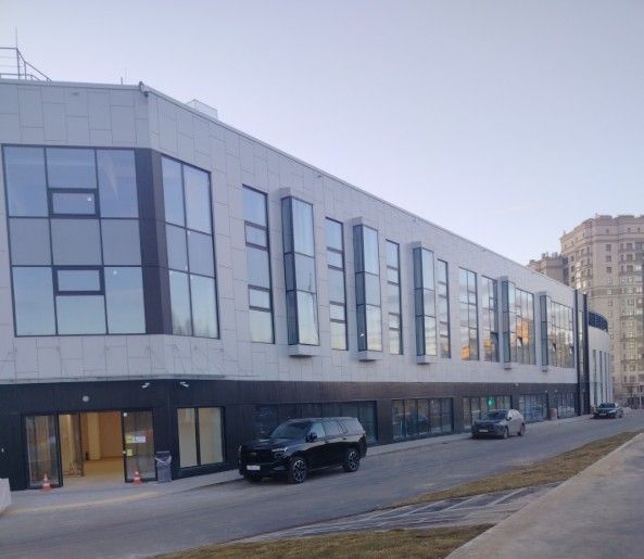 фасад дома, здание по адресу г Москва, Мичуринский пр-кт, д 13А стр 1