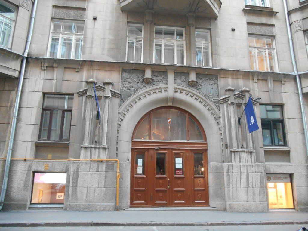 фасад дома, здание по адресу г Москва, Большой Афанасьевский пер, д 36 стр 1 