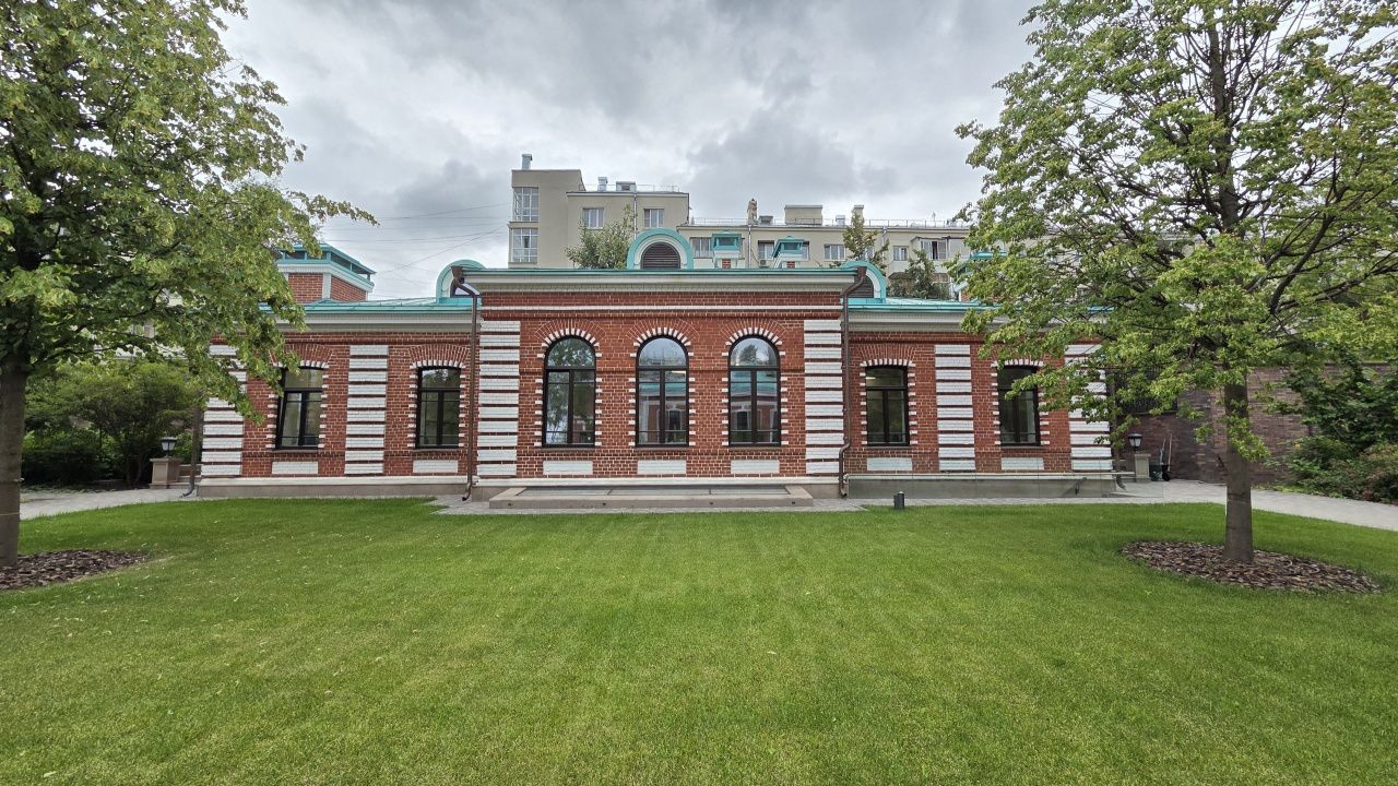 фасад дома, здание по адресу г Москва, Орлово-Давыдовский пер, д 2А стр 1 