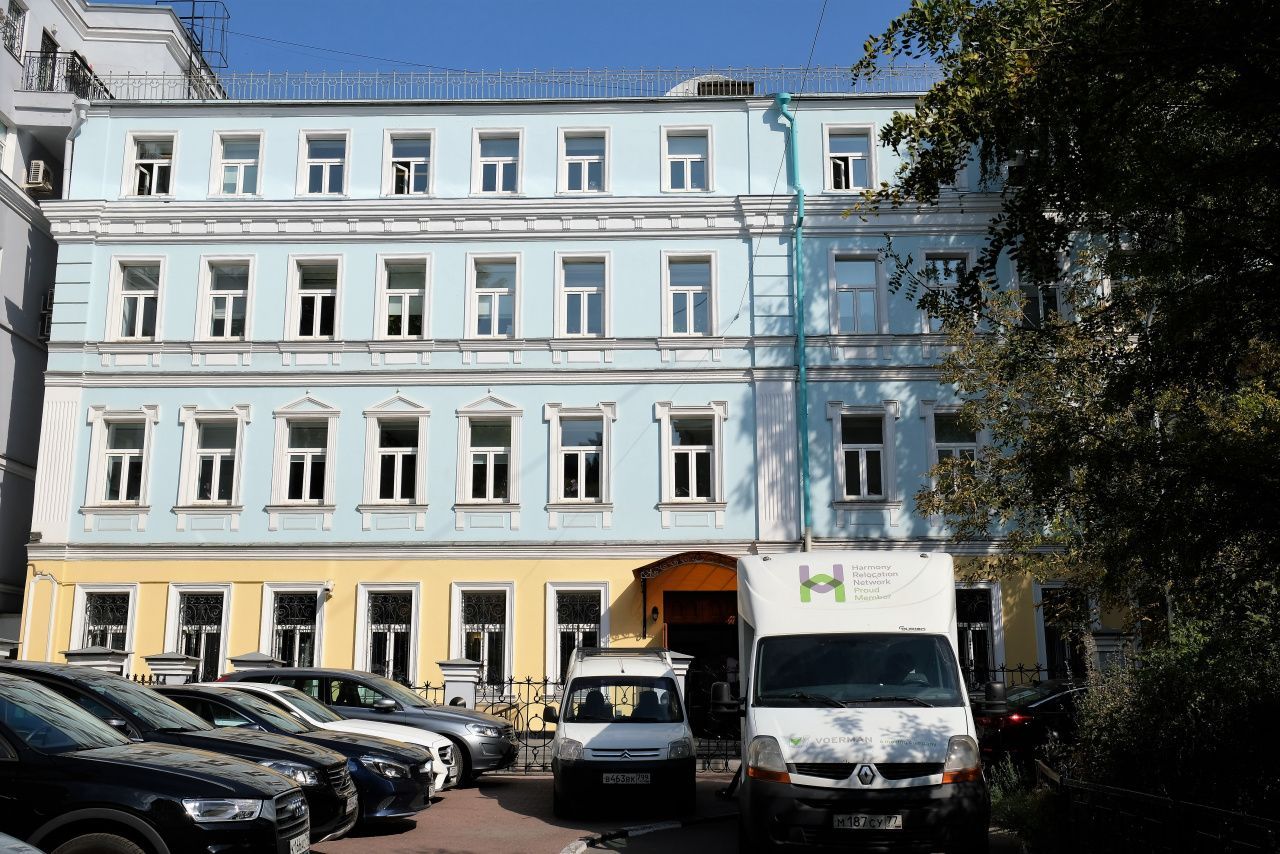 фасад дома, здание по адресу г Москва, Последний пер, д 17 