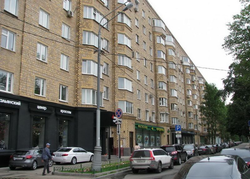 фасад дома, здание по адресу г Москва, Кутузовский пр-кт, д 5/3