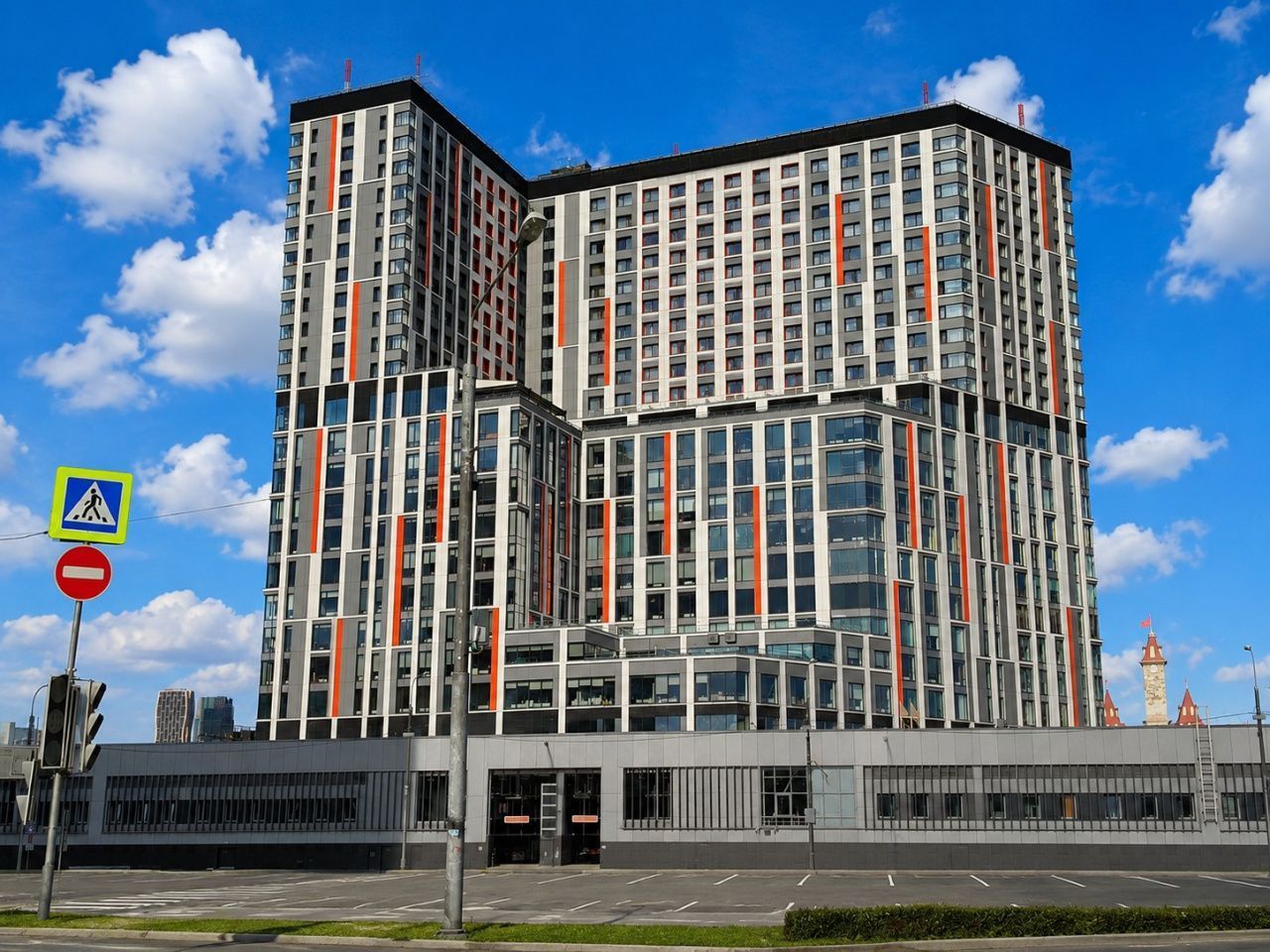 фасад дома, здание по адресу г Москва, пр-кт Андропова, д 10 