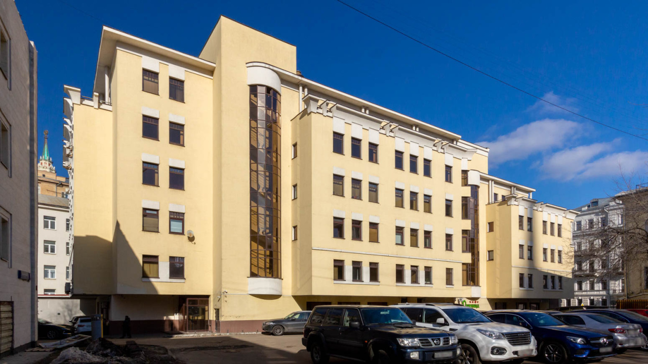фасад дома, здание по адресу г Москва, ул Каланчевская, д 13