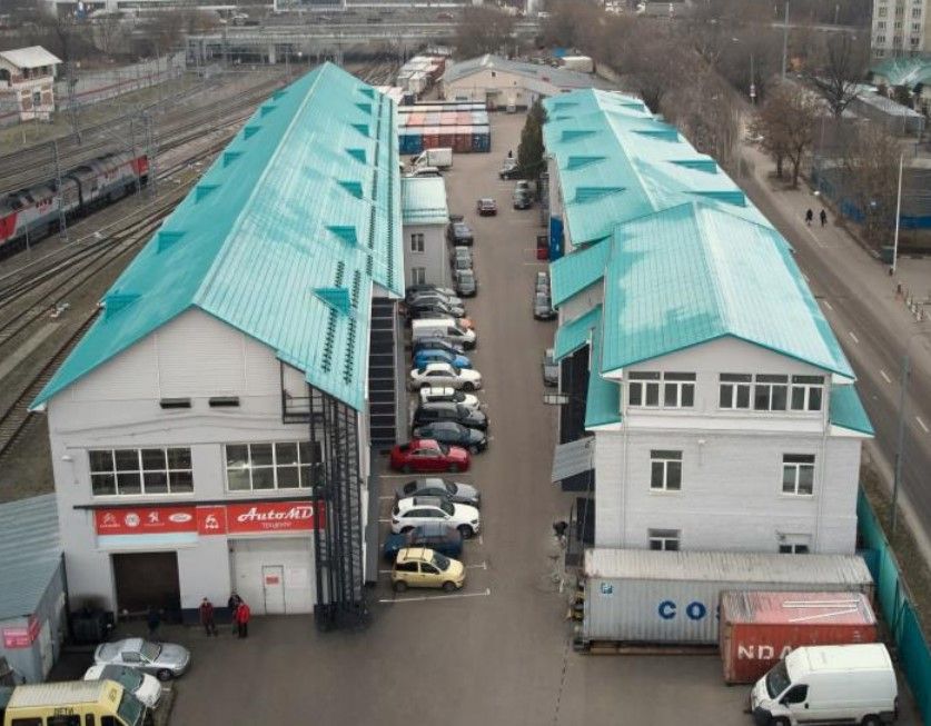 фасад дома, здание по адресу г Москва, Пакгаузное шоссе, д 6