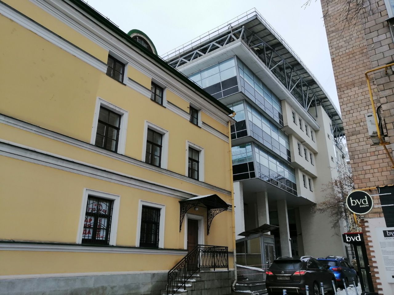 фасад дома, здание по адресу г Москва, Цветной б-р, д 22 стр 1 