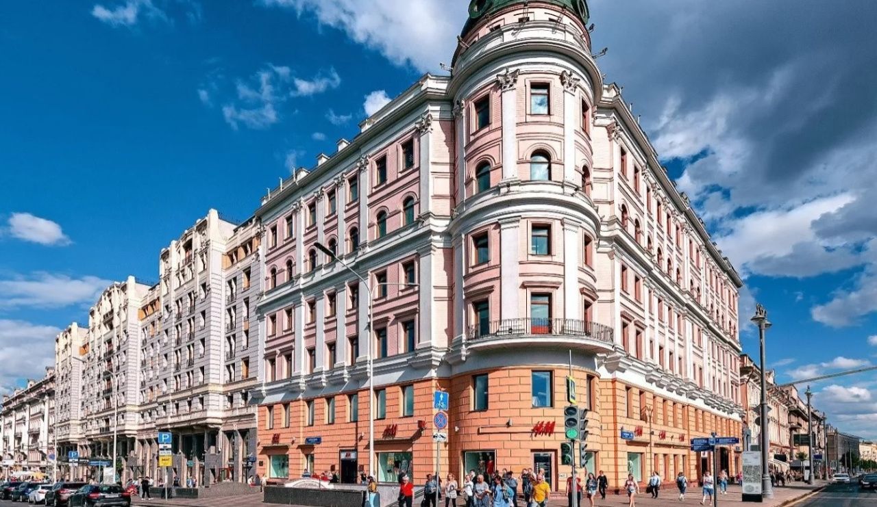 фасад дома, здание по адресу г Москва, ул Тверская, д 16 стр 1