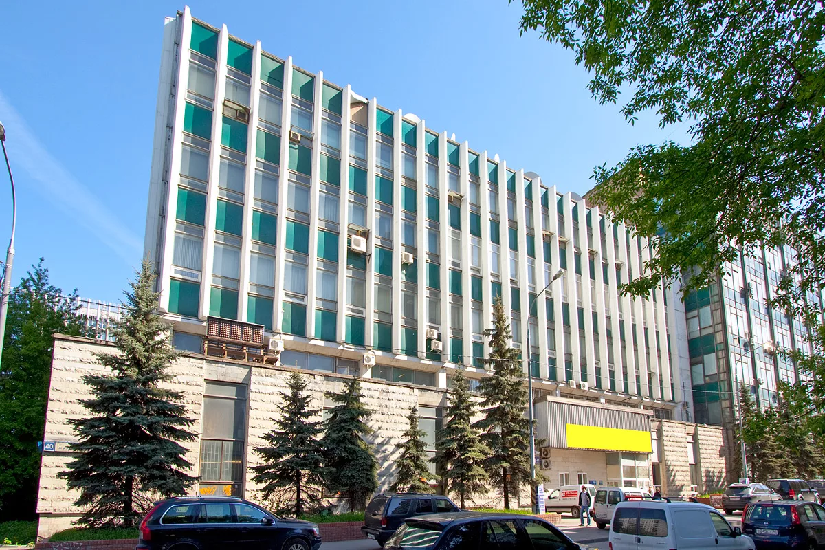 фасад дома, здание по адресу г Москва, пр-д 3-й Марьиной Рощи, д 40 стр 1 