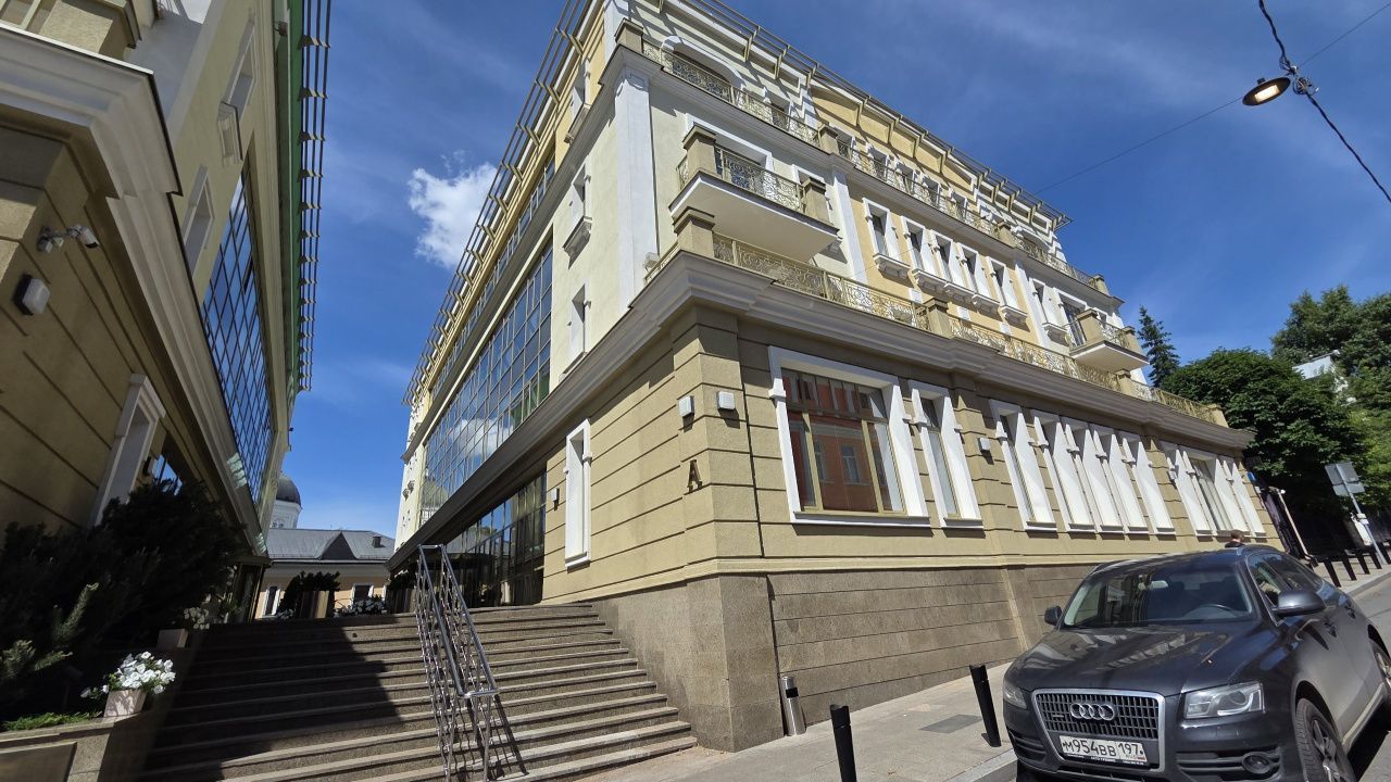 фасад дома, здание по адресу г Москва, Подкопаевский пер, д 4 