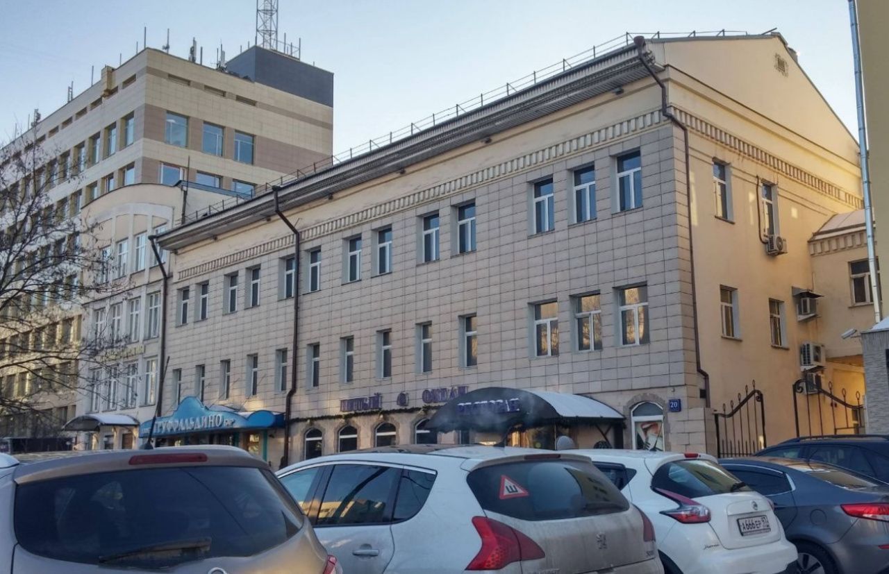 фасад дома, здание по адресу г Москва, ул Марксистская, д 20 стр 1