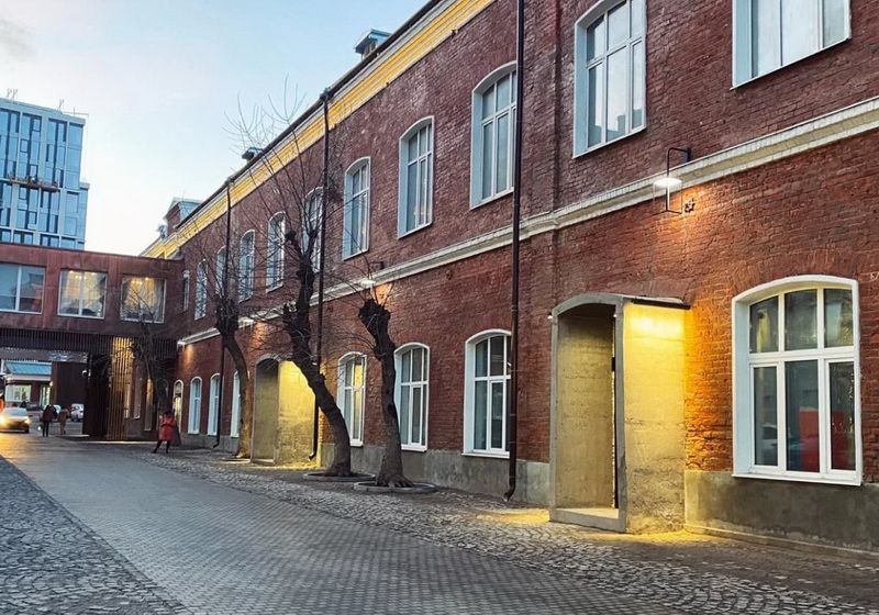 фасад дома, здание по адресу г Москва, Большой Староданиловский пер, д 2 стр 7 