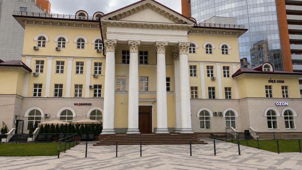 фасад дома, здание по адресу г Москва, Ленинградский пр-кт, д 31 стр 3
