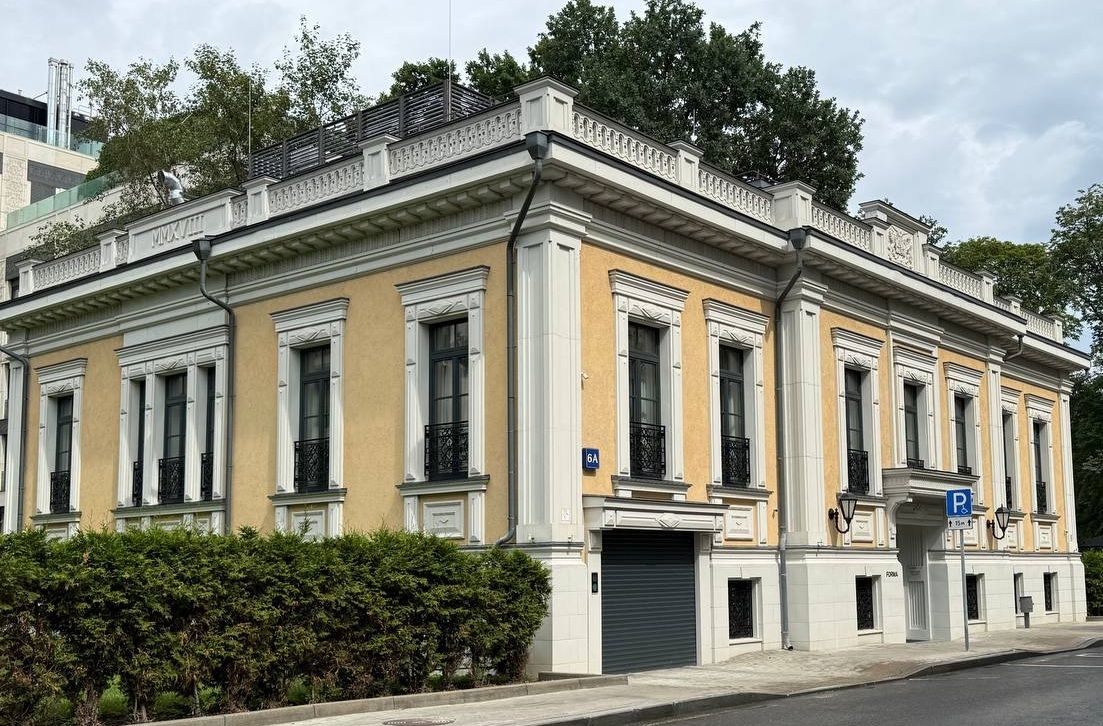 фасад дома, здание по адресу г Москва, Гранатный пер, д 6А