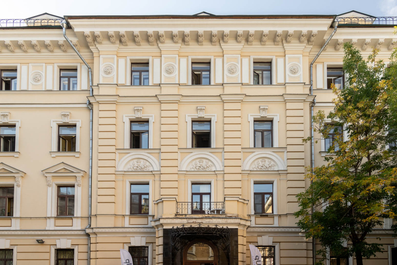 фасад дома, здание по адресу г Москва, ул Большая Грузинская, д 12 стр 2