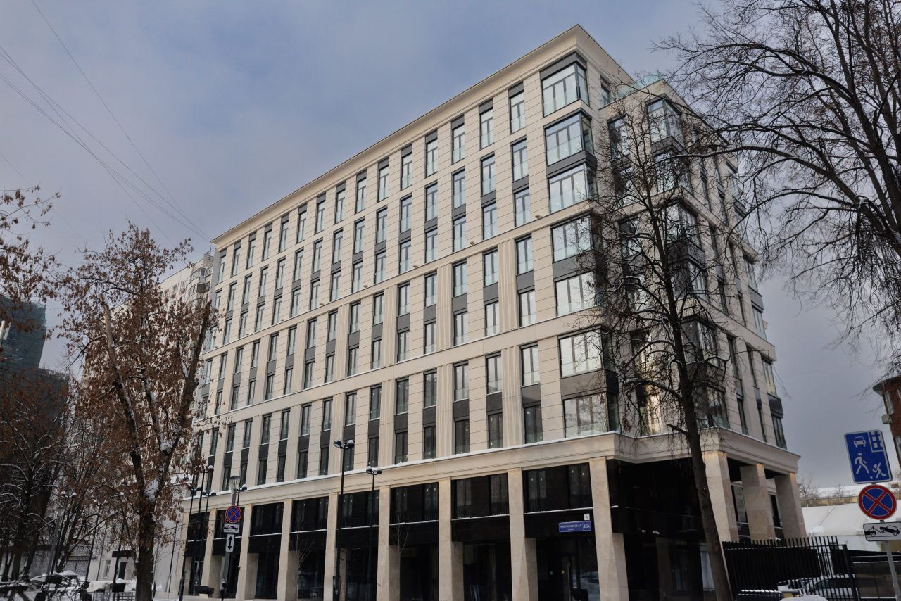 фасад дома, здание по адресу г Москва, ул Кастанаевская, д 16А 
