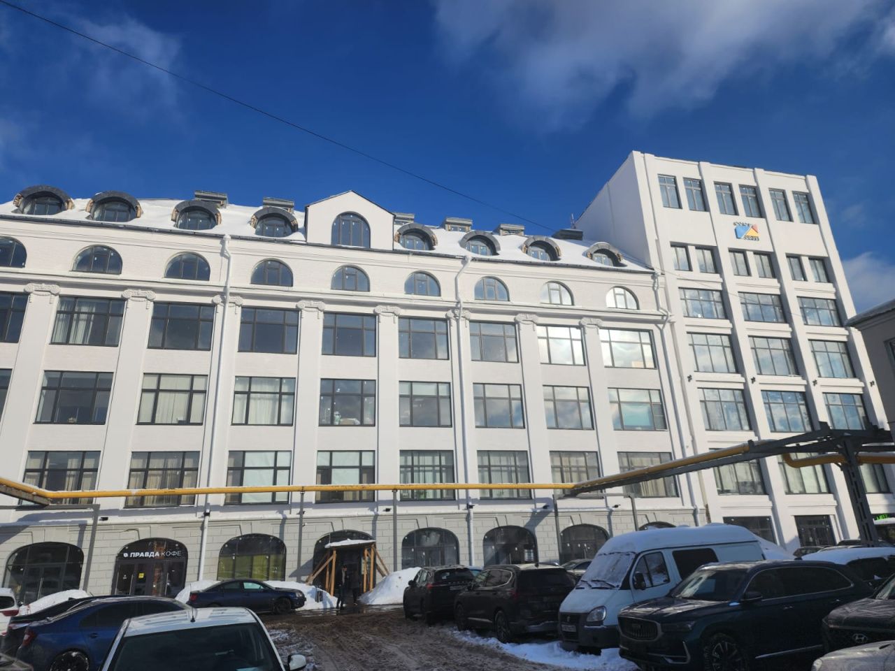 фасад дома, здание по адресу г Москва, Переведеновский пер, д 13 стр 18