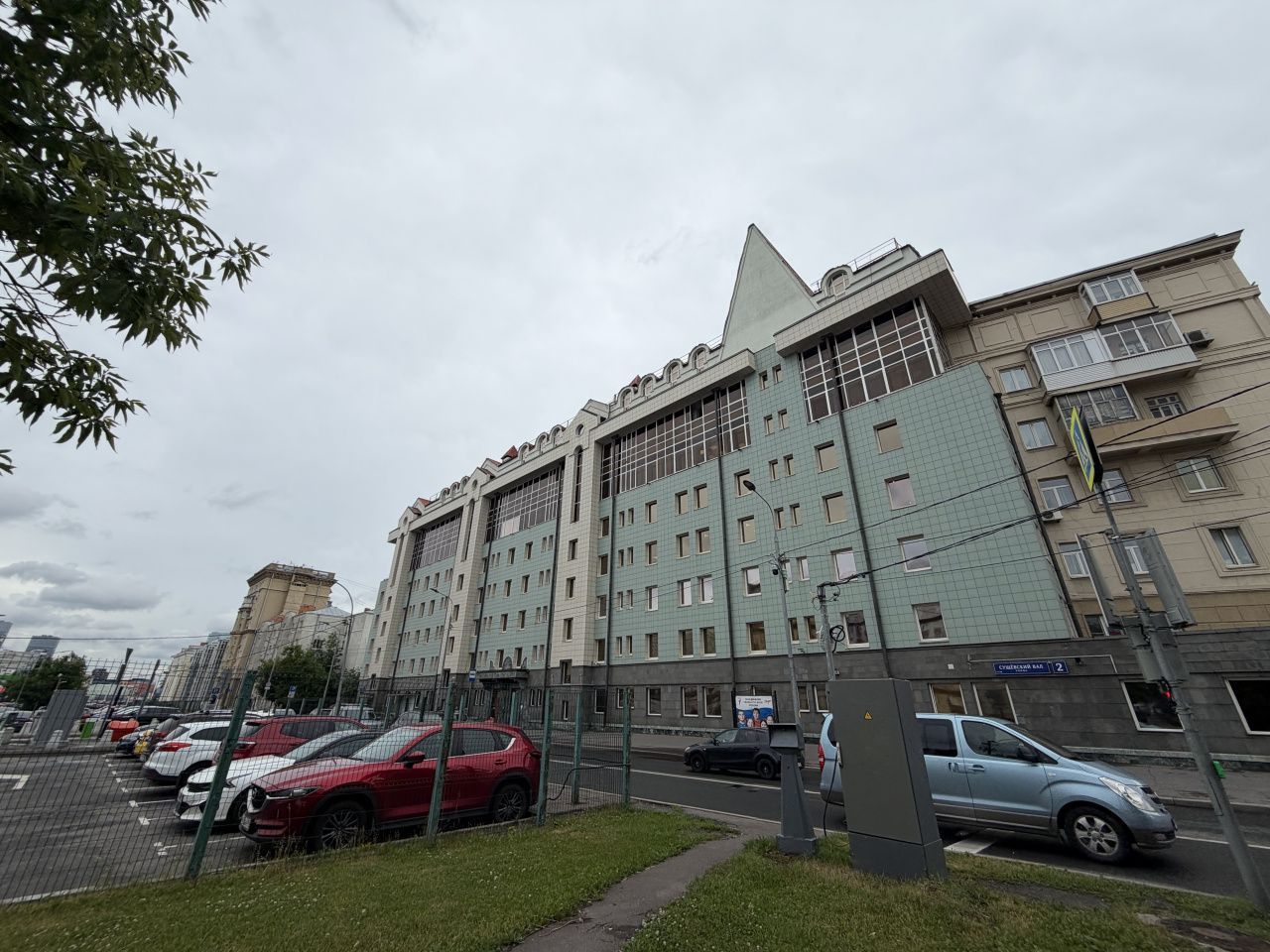 фасад дома, здание по адресу г Москва, ул Сущёвский Вал, д 2