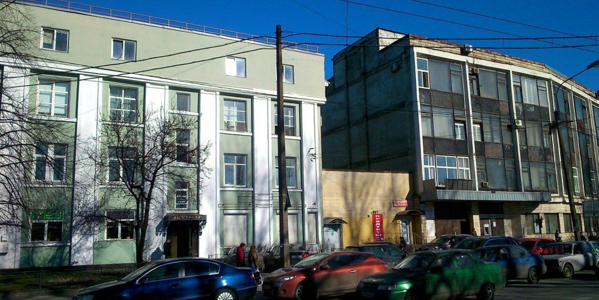 фасад дома, здание по адресу г Санкт-Петербург, ул Чугунная, д 14 литера Р