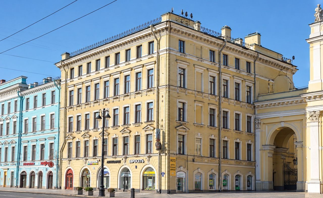 фасад дома, здание по адресу г Санкт-Петербург, Невский пр-кт, д 32-34