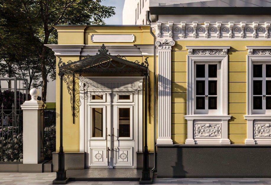 фасад дома, здание по адресу г Москва, ул Бурденко, д 12