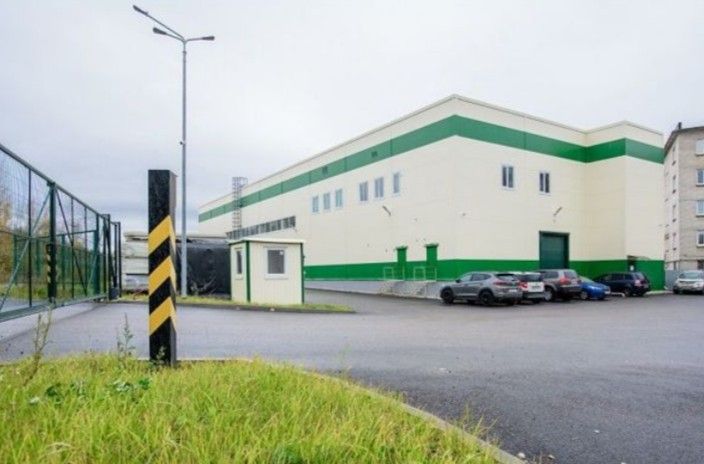 фасад дома, здание по адресу Ленинградская обл, Ломоносовский р-н, тер Южная часть промзоны Горелово, Волхонское шоссе, д 2 к 12