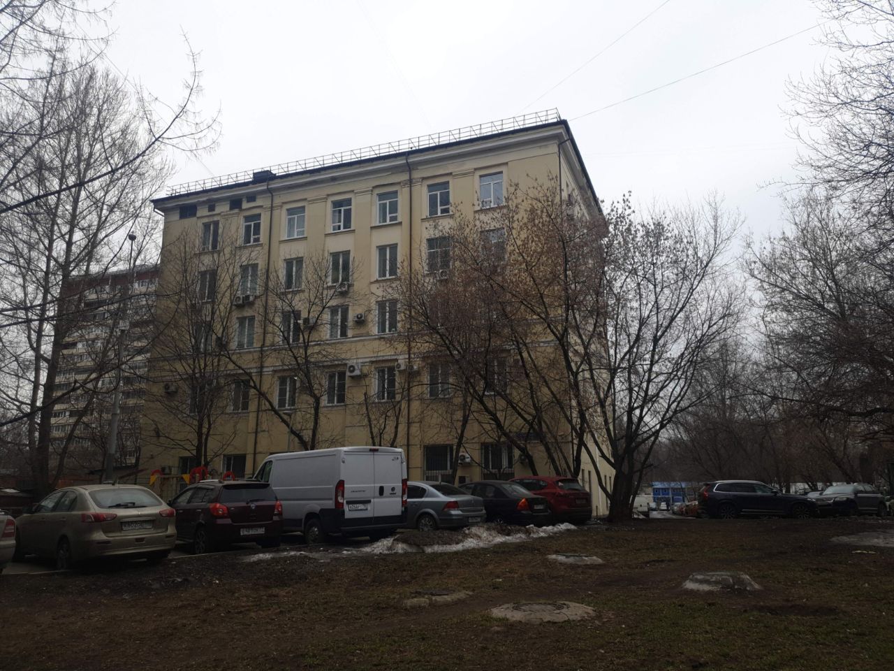 фасад дома, здание по адресу г Москва, 4-й Рощинский проезд, д 19 стр 2